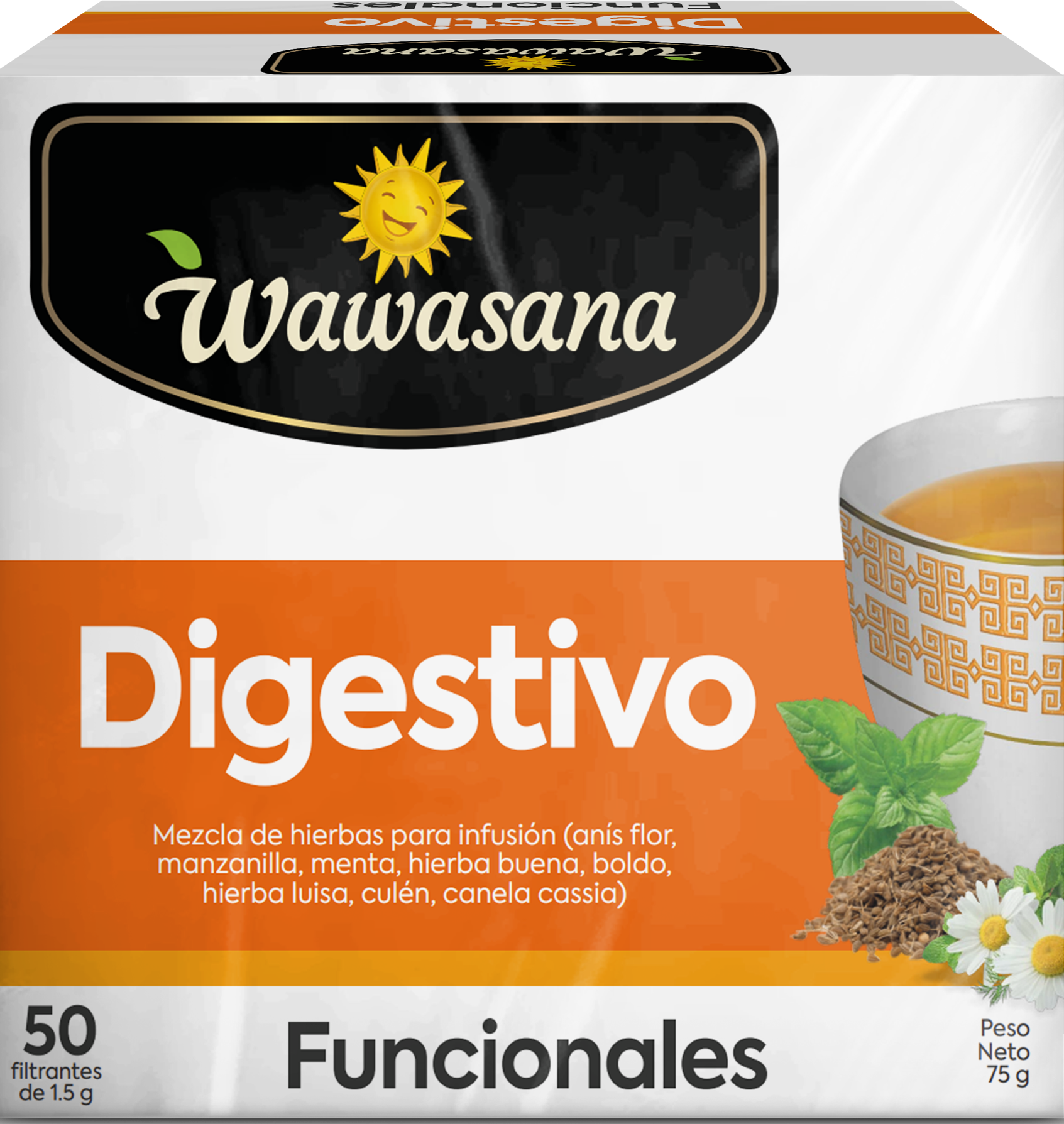 Wawasana Digestivo 50 Filtrantes