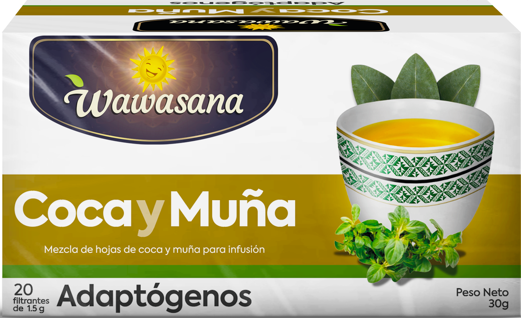 Wawasana Coca & Muña 20 Filtrantes