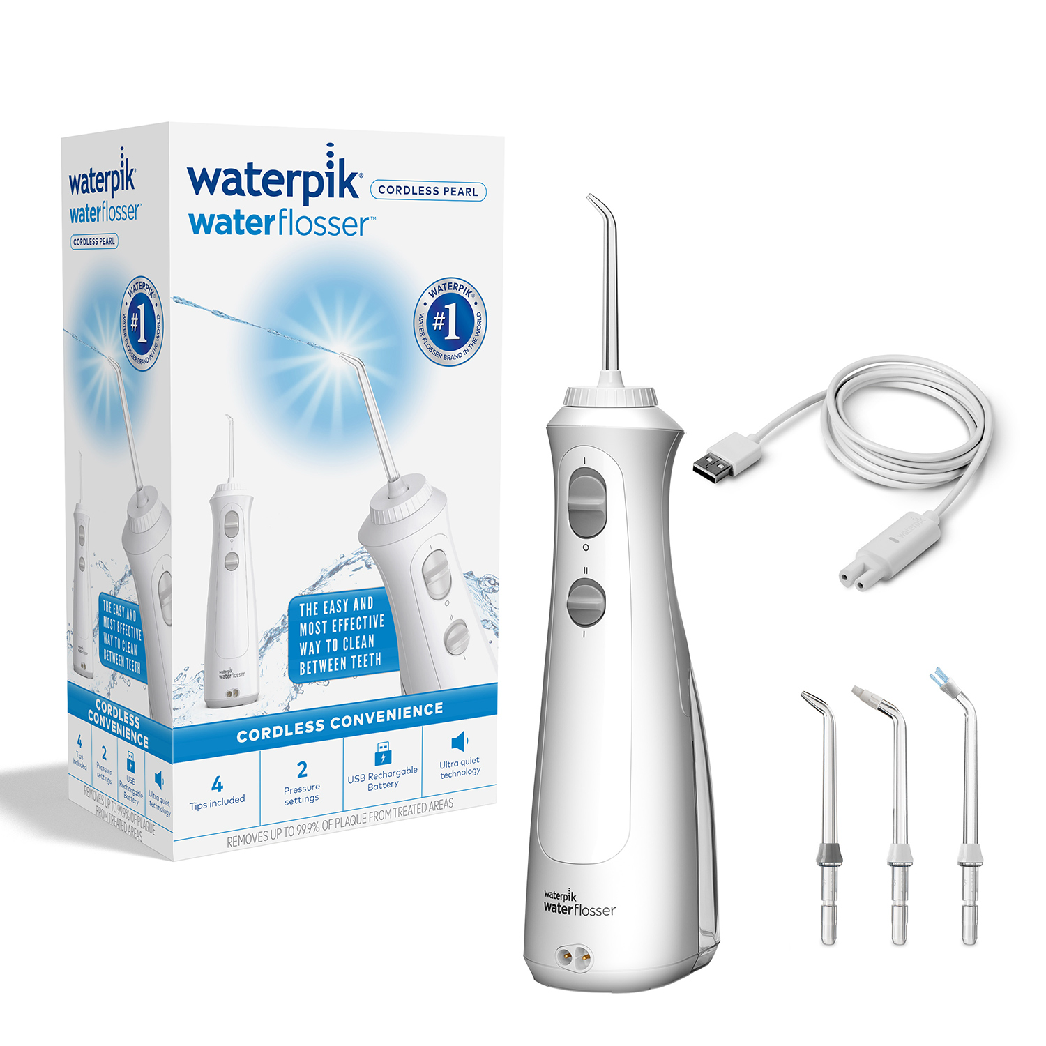 Waterpik Wp-Wf-13eu Cordless Pearl 1x2