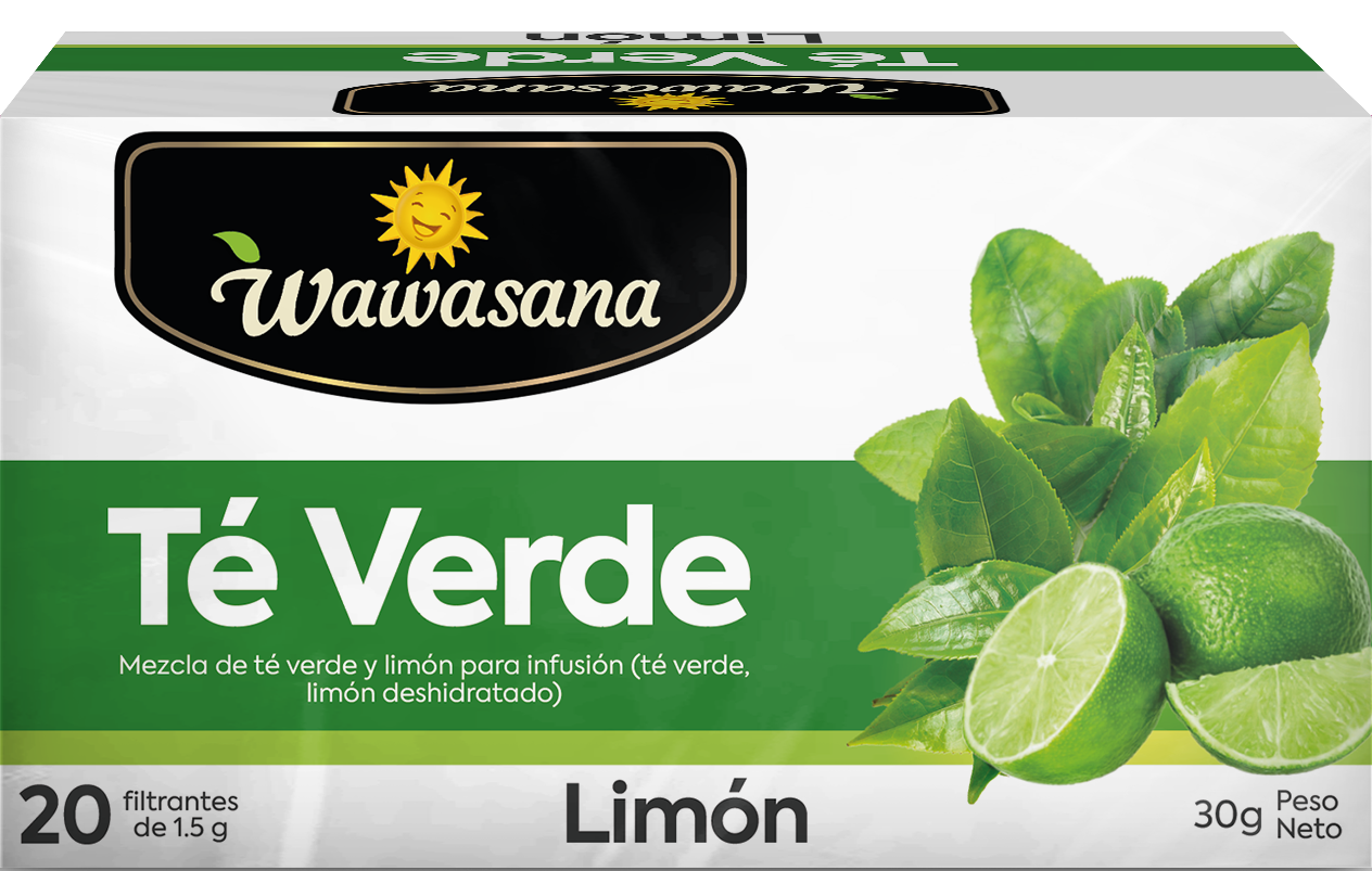 Wawasana Té Verde Limon 20 Filtrantes