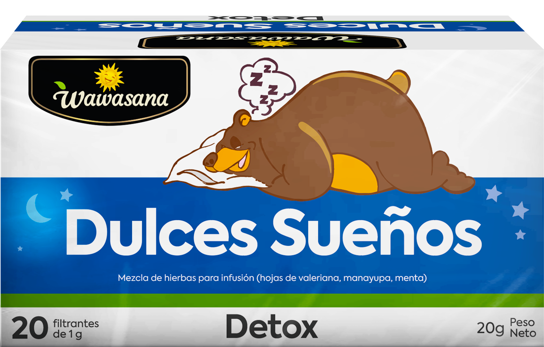 Wawasana Dulces Sueños Detox 20 Filtrantes