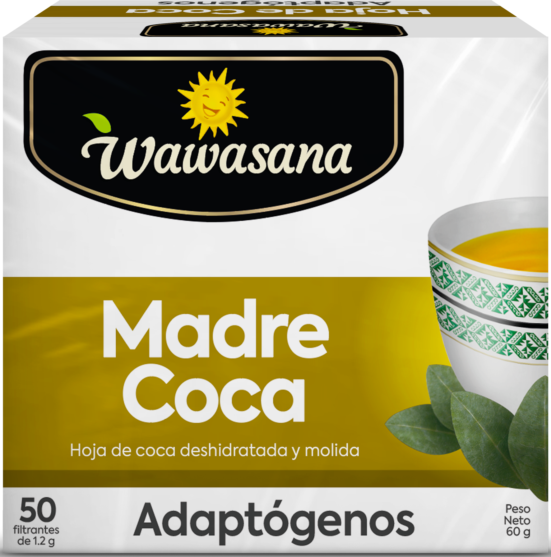 Wawasana Hoja de Coca 50 Filtrantes