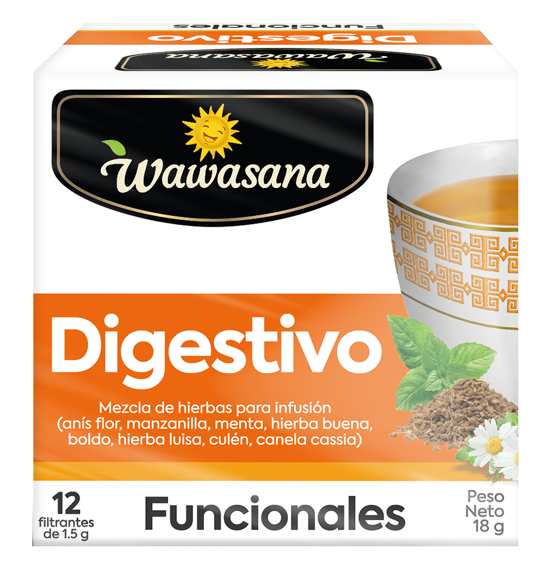 Wawasana Digestivo 12 Filtrantes